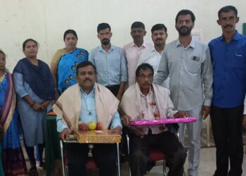 ಮೂಡುಗೊಪ್ಪ ಗ್ರಾಪಂ ನಿರ್ಗಮಿತ ಪಿಡಿಒ ವಿಶ್ವನಾಥ್ ಗೆ ಪಂಚಾಯ್ತಿ ಗೌರವ : ಸನ್ಮಾನಿಸಿ ಶುಭಹಾರೈಕೆ