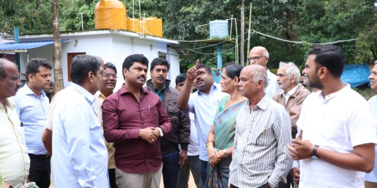 ಸಮಗ್ರ ಜಿಲ್ಲೆ ಅಭಿವೃದ್ಧಿಗಾಗಿ ಪಣ : ಬಿ ವೈ ರಾಘವೇಂದ್ರ | ರಿಪ್ಪನಪೇಟೆಯಲ್ಲಿ ಶಿವಮಂದಿರ, ರಾಮಭವನ ಕಾಮಗಾರಿ ವೀಕ್ಷಣೆ
