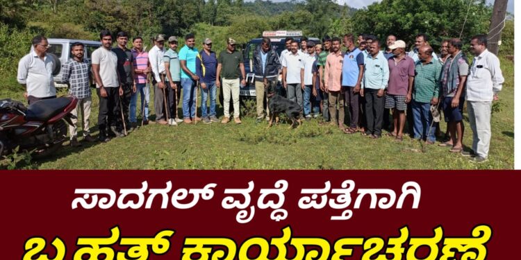 ಸಾದಗಲ್ ವೃದ್ಧೆ ನಾಪತ್ತೆ ಪ್ರಕರಣ | ಪಿಎಸ್ಐ ರಮೇಶ ನೇತೃತ್ವದಲ್ಲಿ ಶ್ವಾನದಳ ಶೋಧ ಕಾರ್ಯಕ್ಕೆ ಚಾಲನೆ